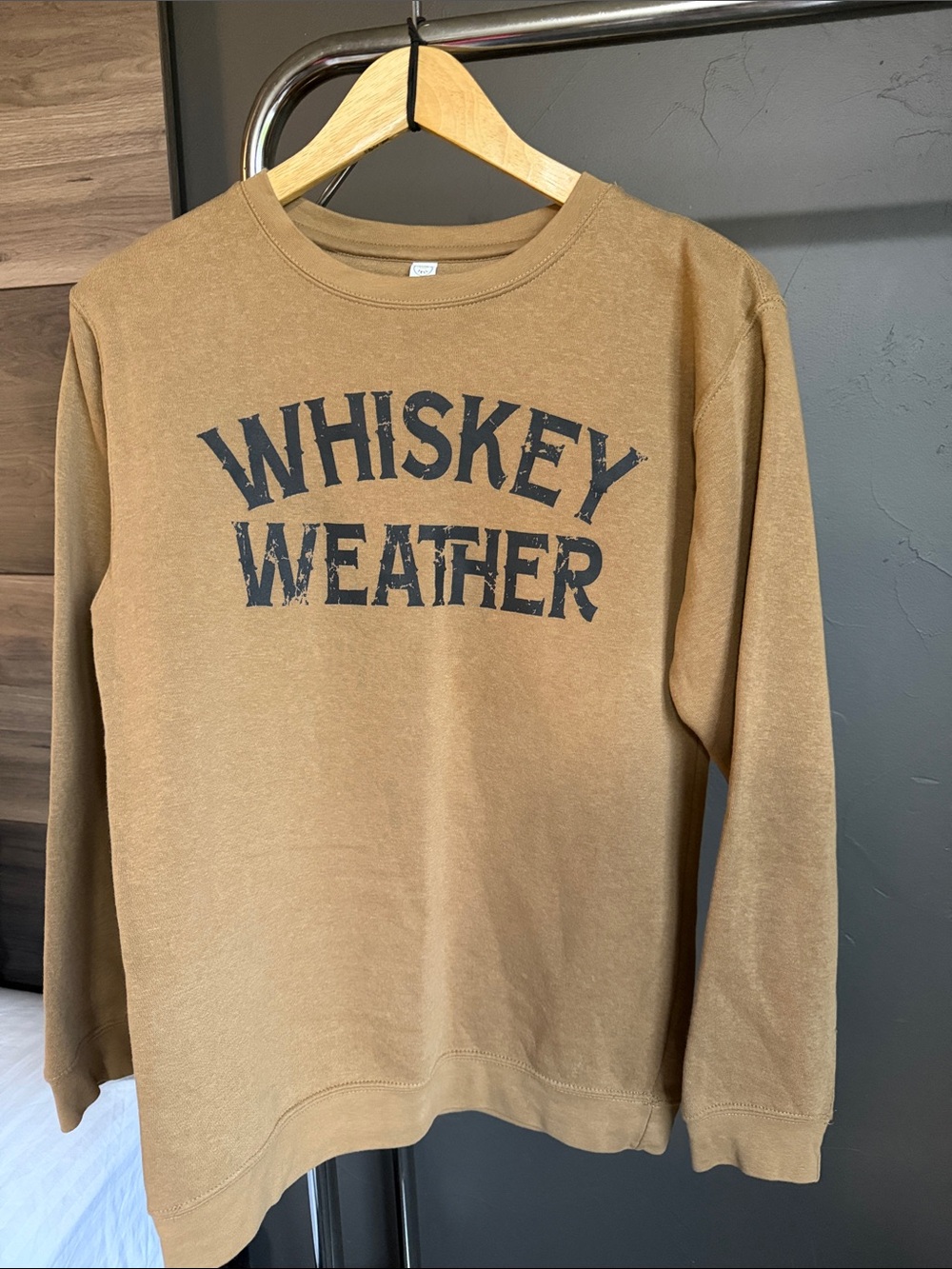 EUC Live and Tell sweatshirt, Whiskey Weather, Fleece